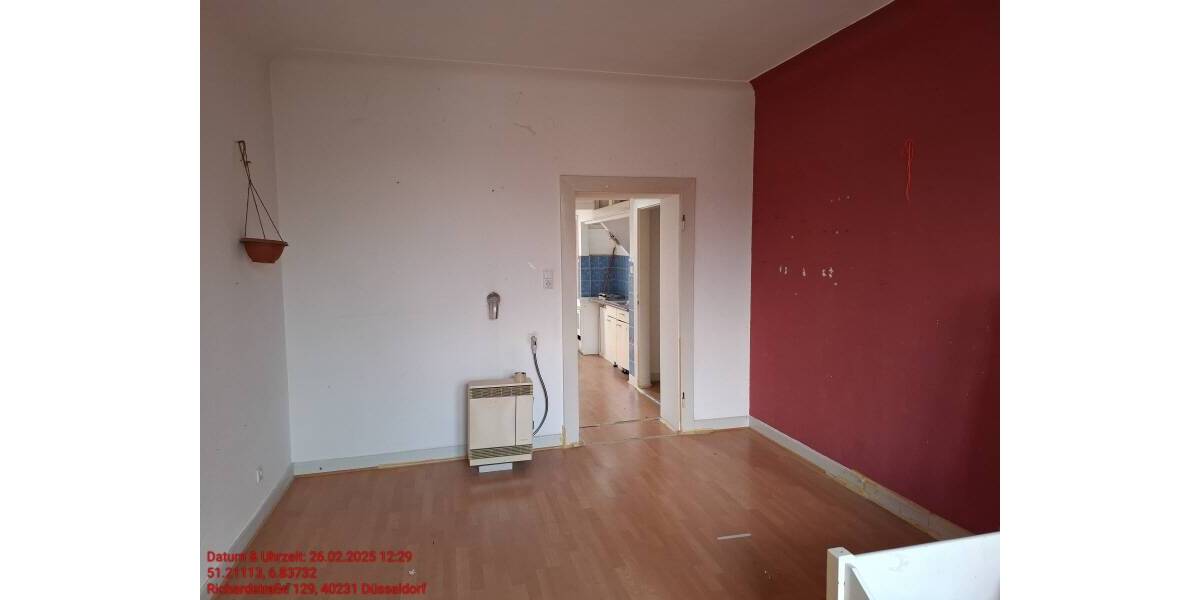 Etagenwohnung Düsseldorf Eller - 2 Zimmer, 64 m&sup2;, 580&euro; | Angebot:25674093