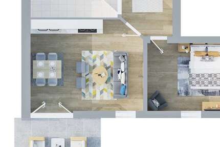 Wohnung Scharbeutz - 2 Zimmer, 45 m&sup2;, 950&euro; | Angebot:26151826