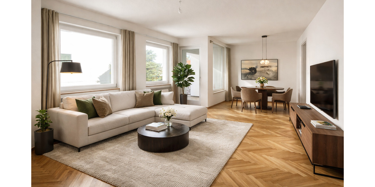 Etagenwohnung Nürnberg Großreuth h d Veste - 4 Zimmer, 109 m&sup2;, 1.150&euro; | Angebot:26203712