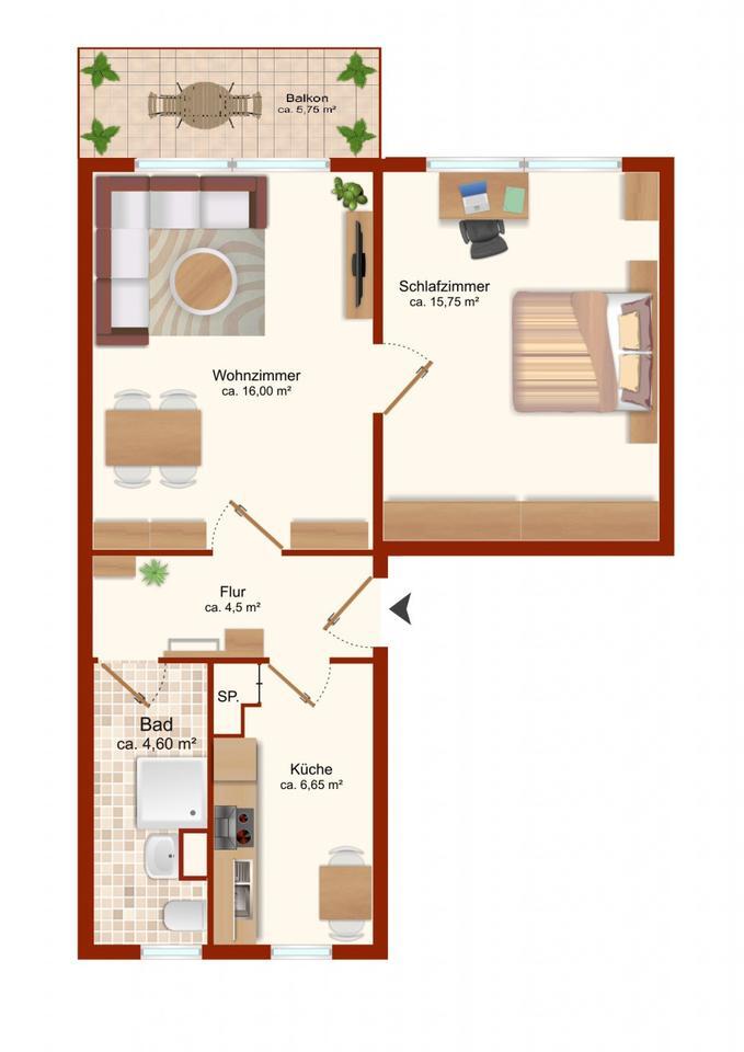 Angenehmes Wohnen im gepflegtem Umfeld! zimmer