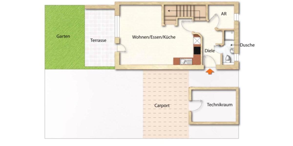 Doppelhaushälfte Trostberg - 4 Zimmer, 116 m&sup2;, 1.600&euro; | Angebot:24733392