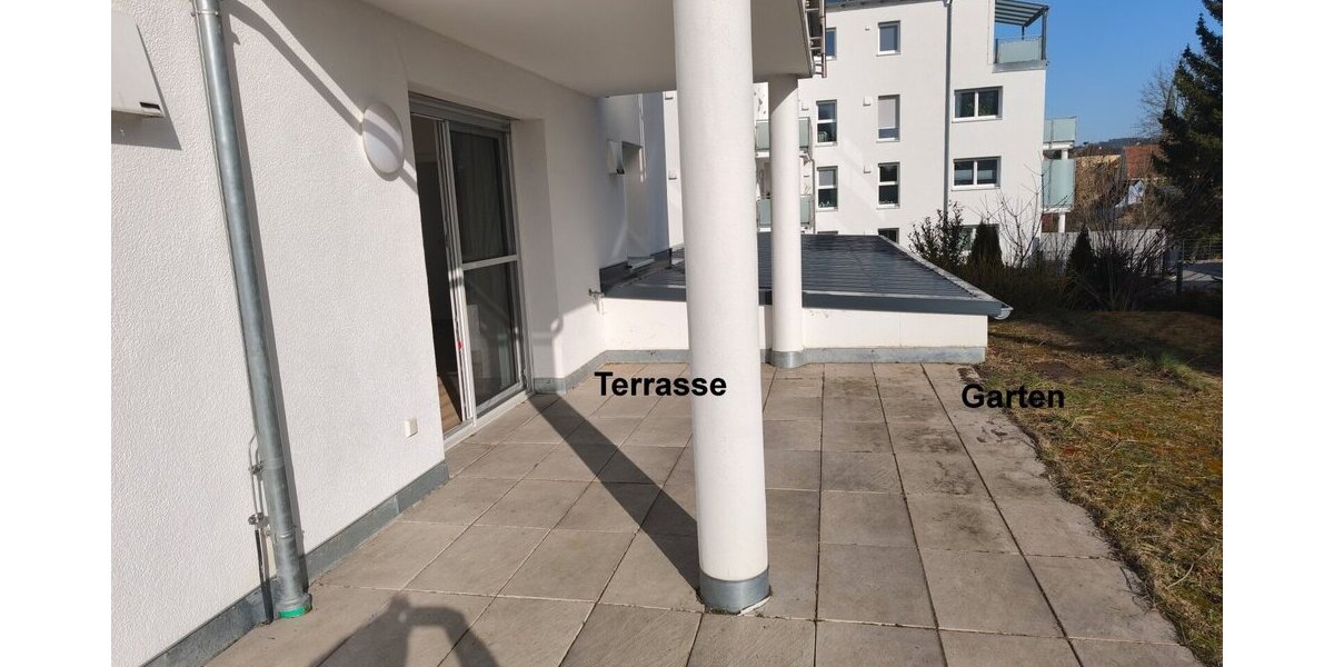 Besondere Möglichkeit: Große 4-Zi-Neubau-Whg WFL ca. 114 m² mit Terrasse und Gartenanteil Energiesparhaus ab 01.03.2026 zu vermieten. - Erdgeschoßwohnung Kemnath Beste Lage | Angebot:23711103