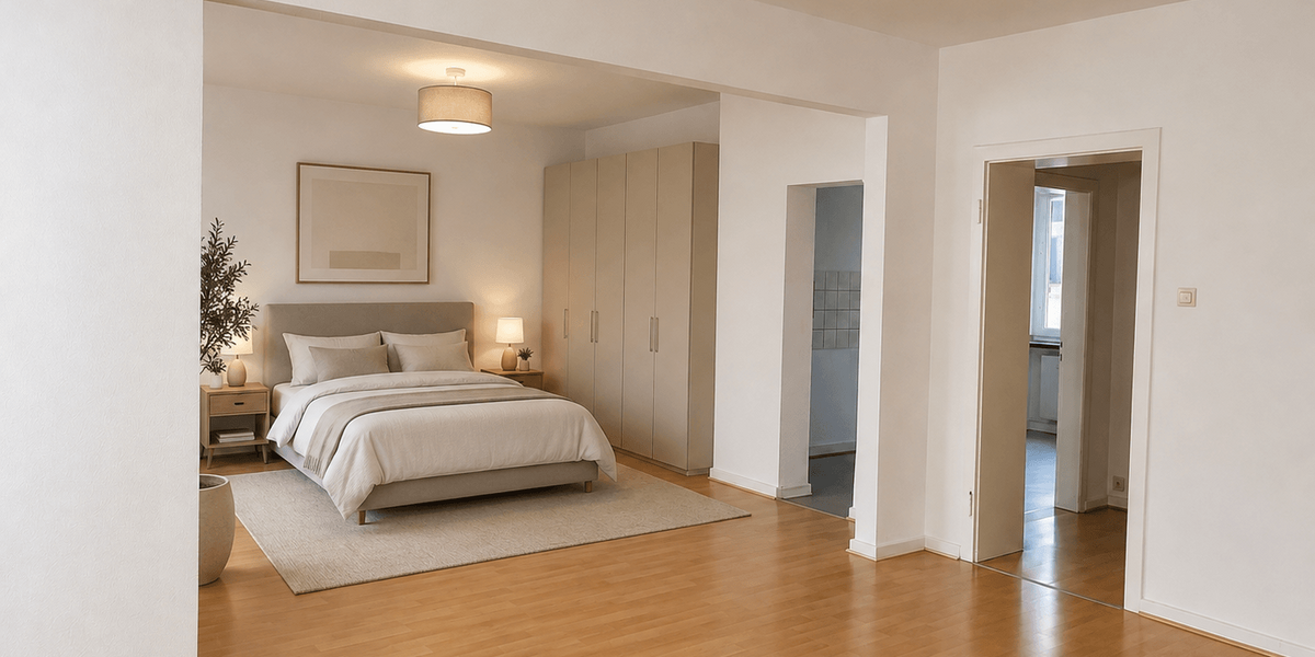 Etagenwohnung Düsseldorf Stadtbezirk 3 - 1 Zimmer, 58 m&sup2;, 1.079&euro; | Angebot:27185330