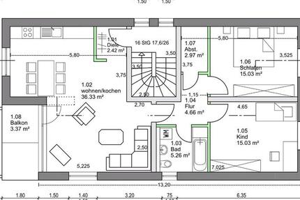 Wohnung Köln Porz - 3 Zimmer, 84 m&sup2;, 1.290&euro; | Angebot:25150332