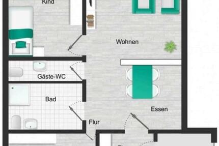 Wohnung Bad Salzuflen - 3 Zimmer, 84 m&sup2;, 770&euro; | Angebot:25171821