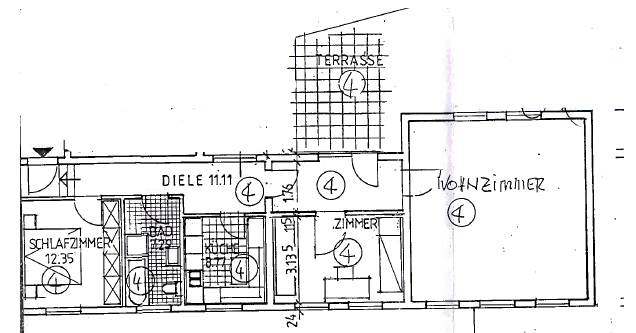 Terrassenwohnung Meinerzhagen - 3 Zimmer, 110 m&sup2;, 715&euro; | Angebot:25548136