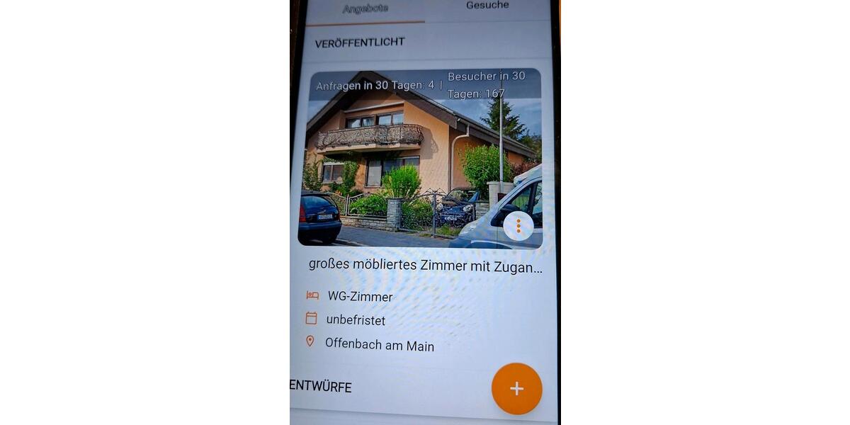 Wohnen auf Zeit Offenbach am Main Bieber - 1 Zimmer, 20 m&sup2;, 570&euro; | Angebot:25844232