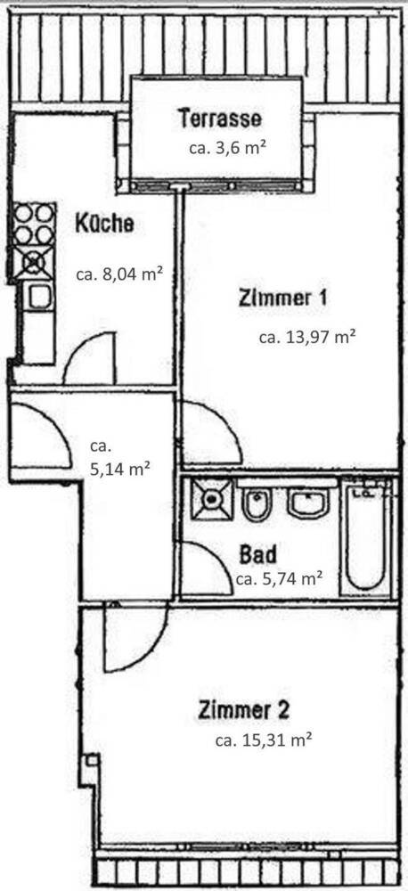 Charmante, möblierte Dachgeschoßwohnung mit Dachterrasse in Potsdam-Babelsberg