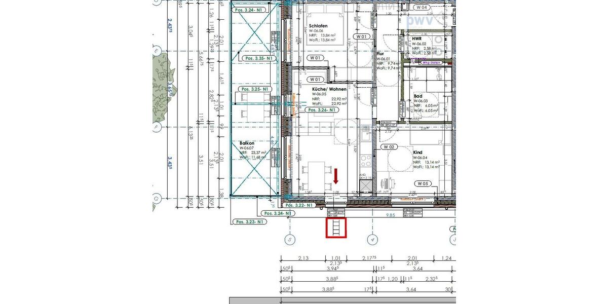 Etagenwohnung Aurich Egels und Wallinghausen - 3 Zimmer, 80 m&sup2;, 840&euro; | Angebot:26367153