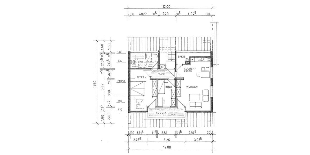 Dachgeschoßwohnung Igersheim - 2.5 Zimmer, 62 m&sup2;, 589&euro; | Angebot:26527387