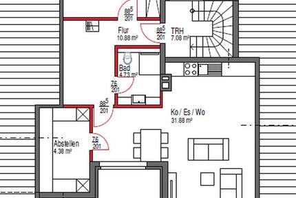 Wohnung Wangerland - 3 Zimmer, 75 m&sup2;, 600&euro; | Angebot:25919280