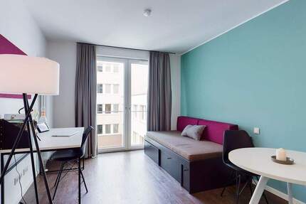 DIE ZIMMEREI | Möbliertes 1-Zimmer-Apartment in Mitte - ideal für Praktikant:innen | Large Bude 1 zimmer