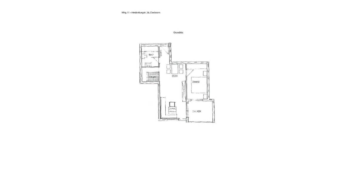 Etagenwohnung Cleebronn - 2 Zimmer, 620&euro; | Angebot:26833092