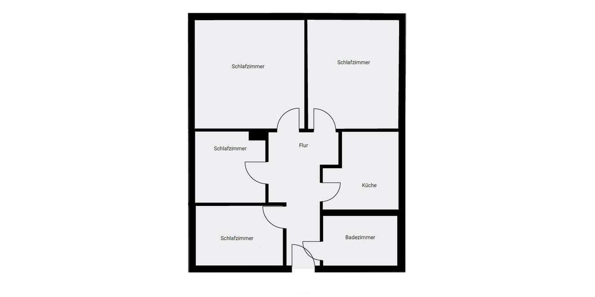 Etagenwohnung Borna - 4 Zimmer, 70 m&sup2;, 620&euro; | Angebot:26545942