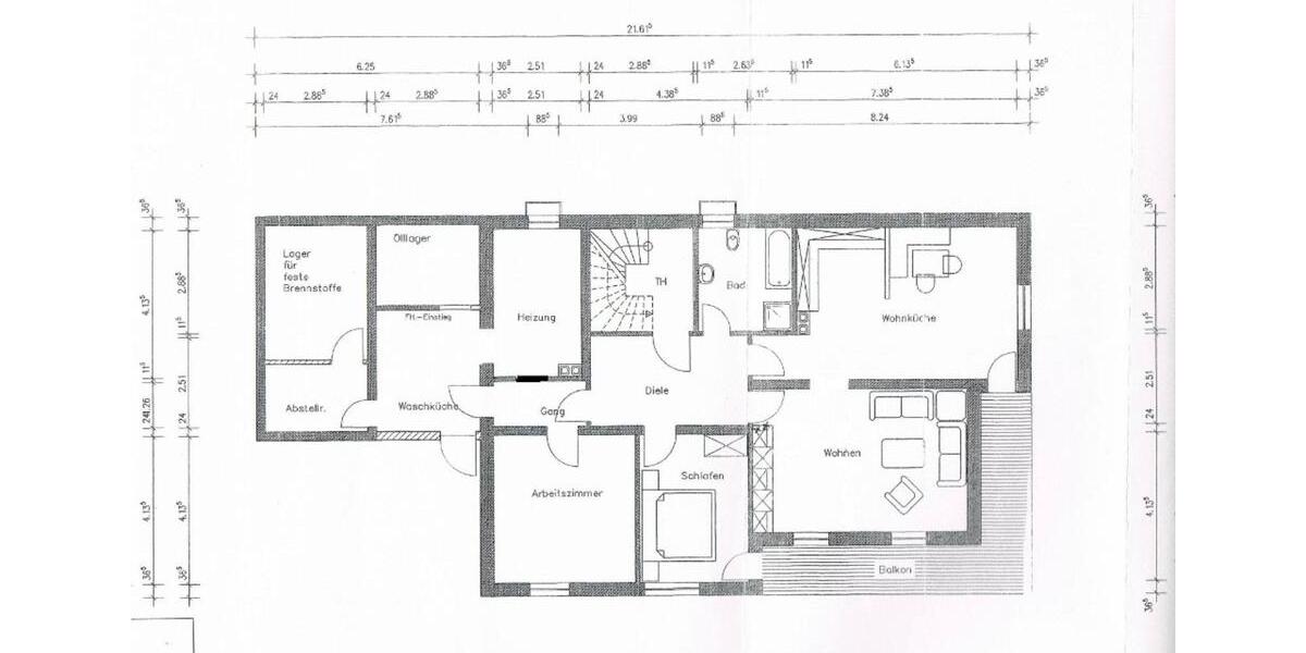 Etagenwohnung Stamsried - 3.5 Zimmer, 100 m&sup2;, 799&euro; | Angebot:26190463