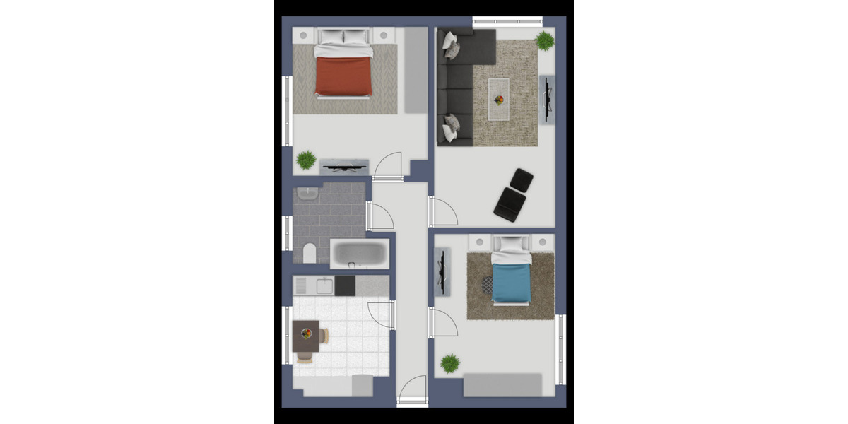 Etagenwohnung Lutherstadt Wittenberg Piesteritz - 3 Zimmer, 72 m&sup2;, 549&euro; | Angebot:26189647