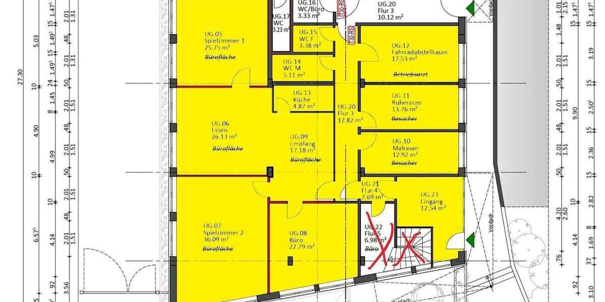 Gewerbeobjekt Velbert Mitte - 7 Zimmer, 210 m&sup2;, 1.600&euro; | Angebot:25774765