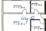 Etagenwohnung Großschirma - 2 Zimmer, 43 m&sup2;, 260&euro; | Angebot:26384040