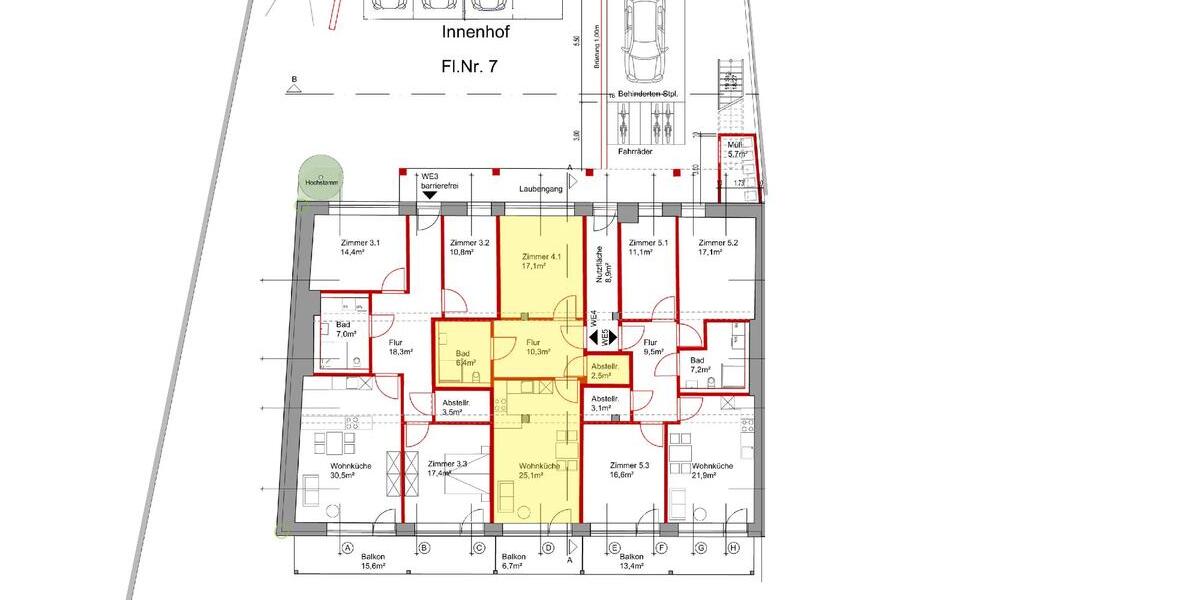 Etagenwohnung Vogtareuth - 2 Zimmer, 65 m&sup2;, 1.069&euro; | Angebot:23089016