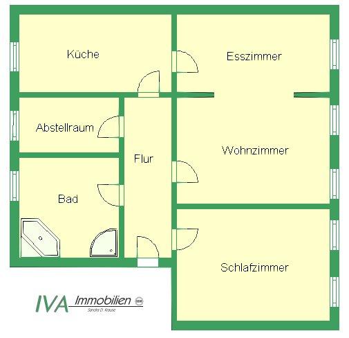 Etagenwohnung Riesa - 2 Zimmer, 100 m&sup2;, 600&euro; | Angebot:26649290