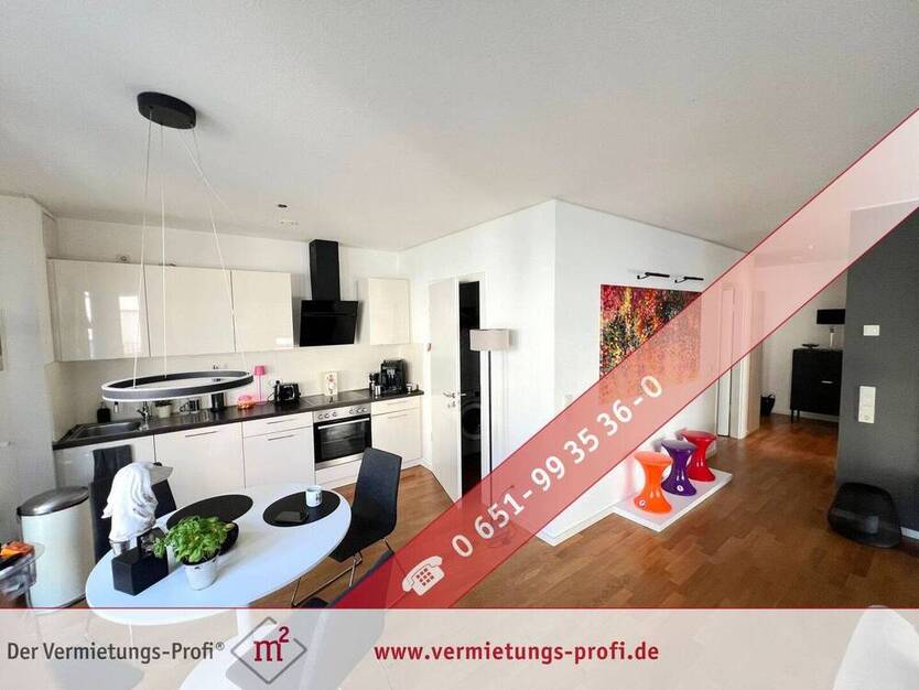 Exklusive 2-ZKB Wohnung inklusive Einbauküche und Balkon mit Moselblick