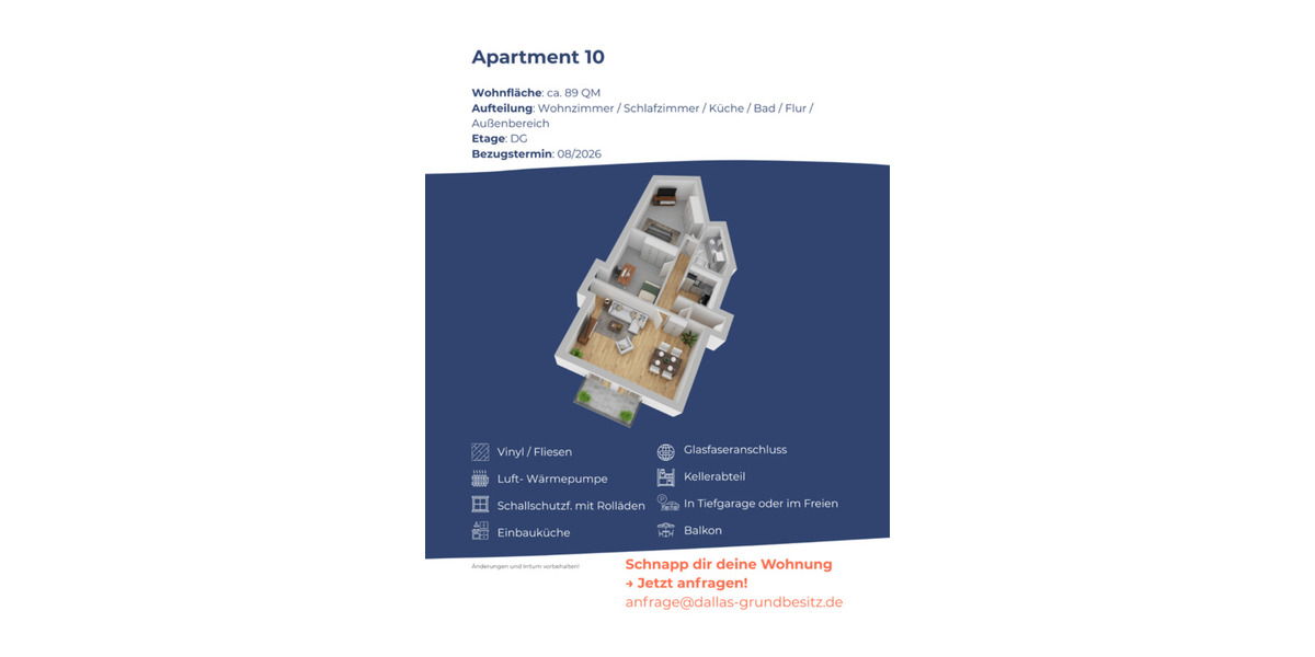 Etagenwohnung Schäftlarn - 2 Zimmer, 546 m&sup2;, 1.085&euro; | Angebot:23503897