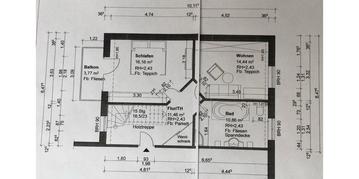 Maisonettenwohnung Nordhausen - 3 Zimmer, 116 m&sup2;, 820&euro; | Angebot:26644778