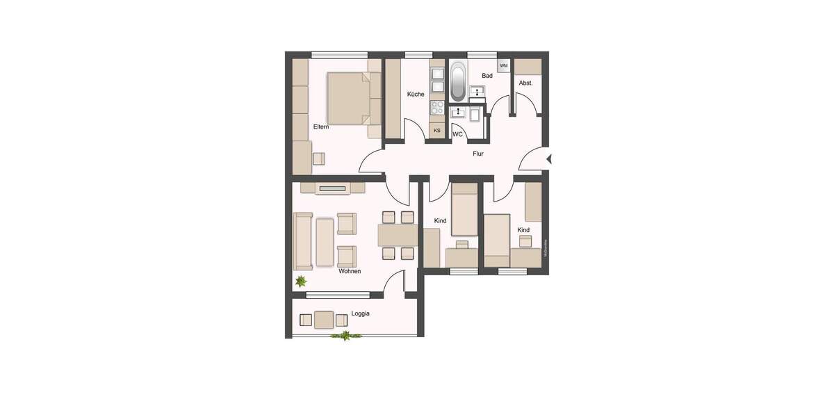 Ihr neues Zuhause an der Bergstraße - 4-Zimmer-Wohnung in Bensheim-Auerbach 4 zimmer