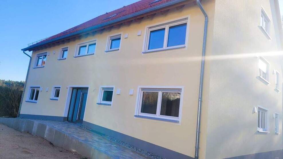 Barrierefreies Wohnen auf dem Land! Neubau 3-Zimmer-Erdgeschoss-Wohnung 4 km südlich von Schwabach