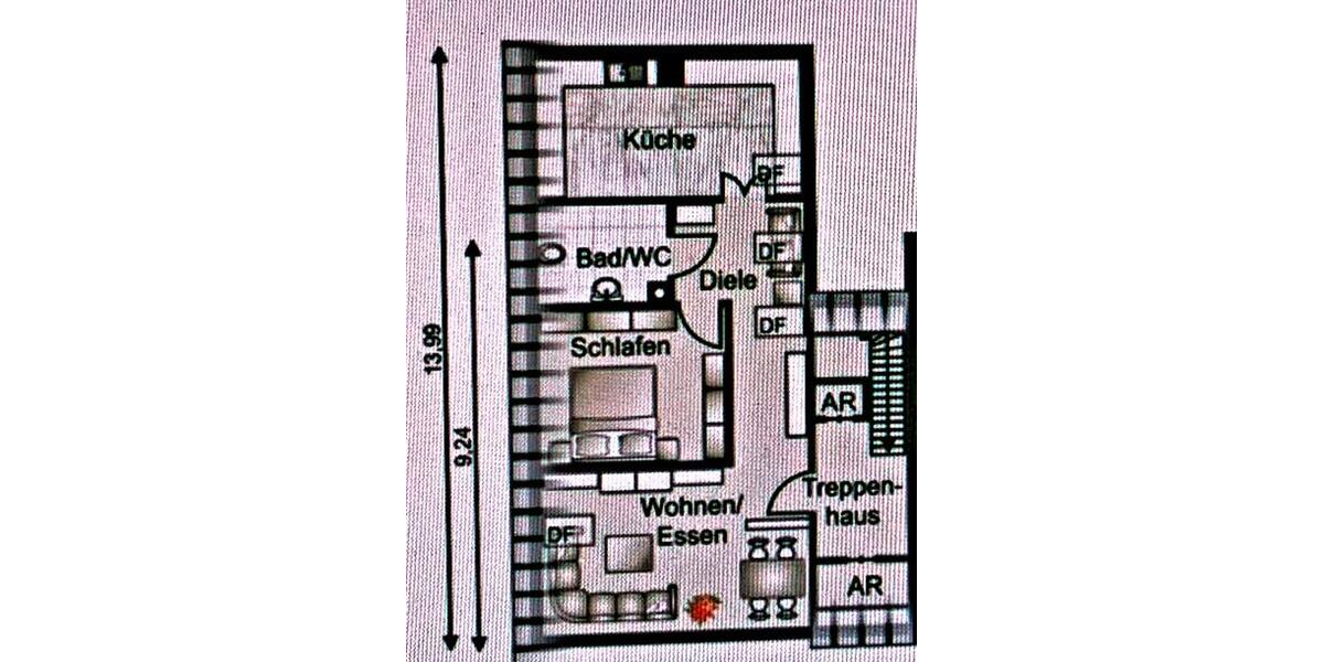 Dachgeschoßwohnung Schwäbisch Gmünd - 2.5 Zimmer, 85 m&sup2;, 850&euro; | Angebot:23423757