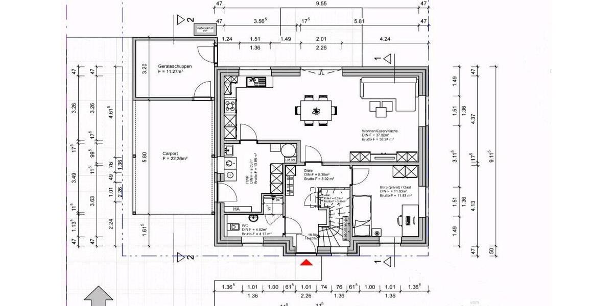 Einfamilienhaus Hatten - 5 Zimmer, 130 m&sup2;, 1.600&euro; | Angebot:26417083
