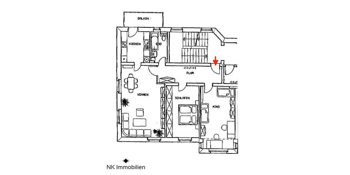 Etagenwohnung Zwickau Pölbitz - 3 Zimmer, 93 m&sup2;, 560&euro; | Angebot:26758903