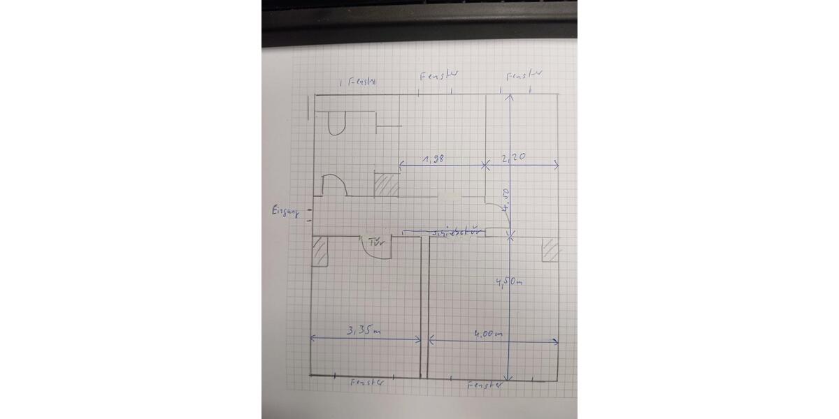 Etagenwohnung Apolda - 3 Zimmer, 62 m&sup2;, 600&euro; | Angebot:24688109