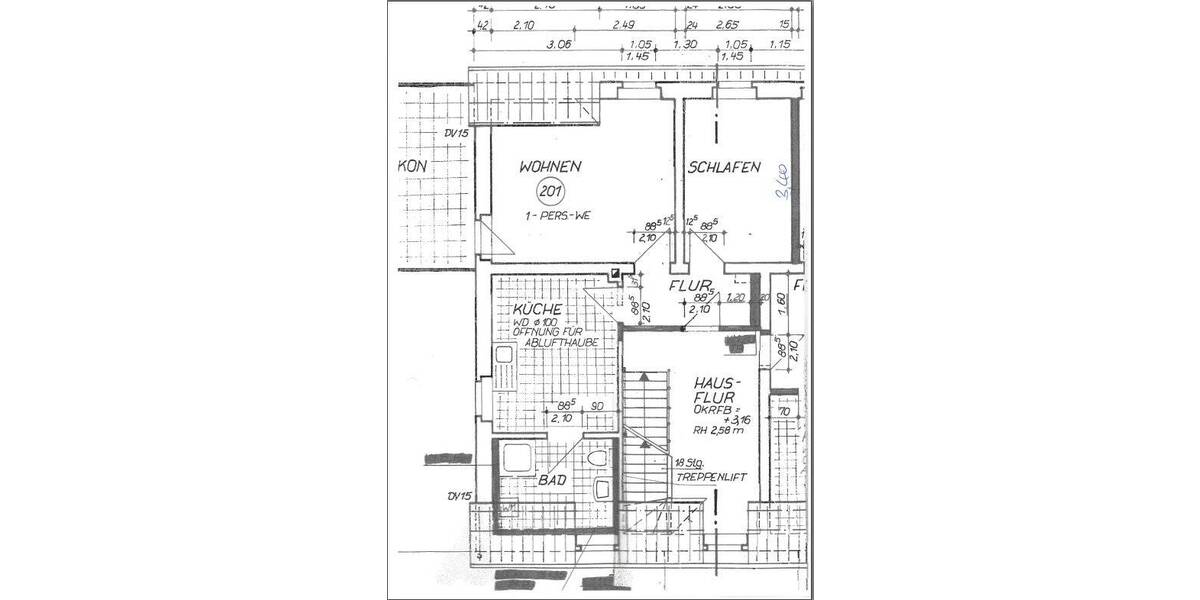 Etagenwohnung Haselbachtal / Reichenbach Reichenbach - 2 Zimmer, 59 m&sup2;, 354&euro; | Angebot:26065309