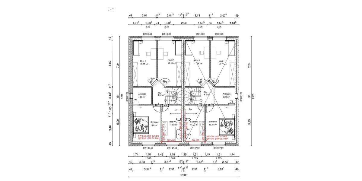 Moderne Neubau - Doppelhaushälfte zur Miete 4 zimmer