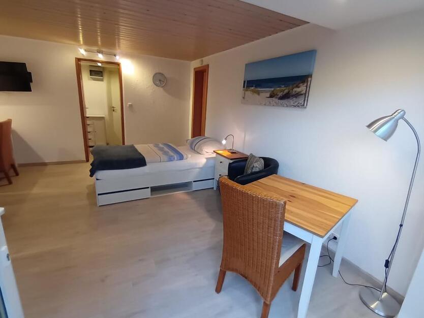 Vollmöbliertes und komplett eingerichtetes 1-Zimmer Apartment