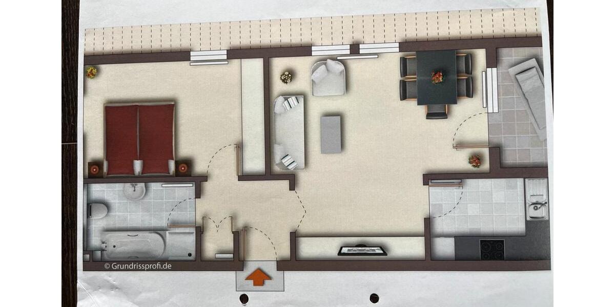 Etagenwohnung Maintal - 2 Zimmer, 61 m&sup2;, 845&euro; | Angebot:24839410