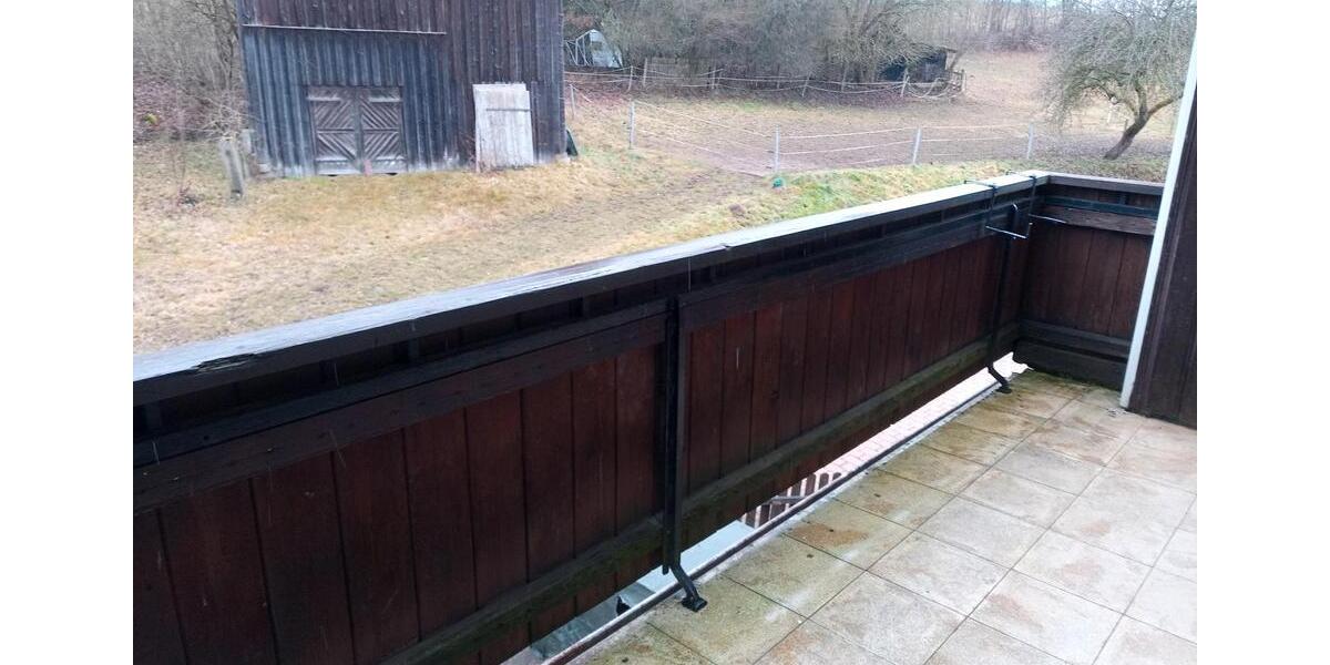 Ruhige Wohnung 95632 Wunsiedel Breitenbrunn grosser Balkon 4 zimmer