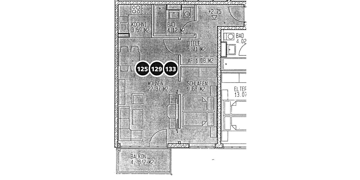 2-Zimmer-Wohnung in Klotzsche mit Balkon ( EBK gegen Ablöse) 2 zimmer