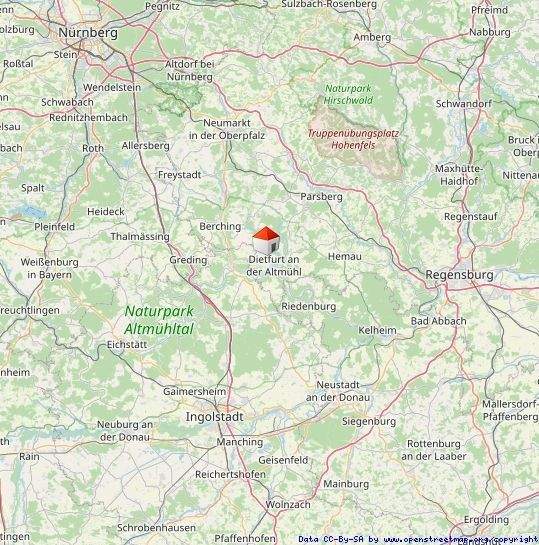 Etagenwohnung Dietfurt an der Altmühl Dietfurt - 3 Zimmer, 114 m&sup2;, 762&euro; | Angebot:25089191