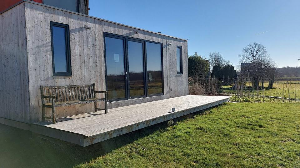 Büro Raum mit Weitsicht, Co- Working Fläche und Indoor Garten zimmer