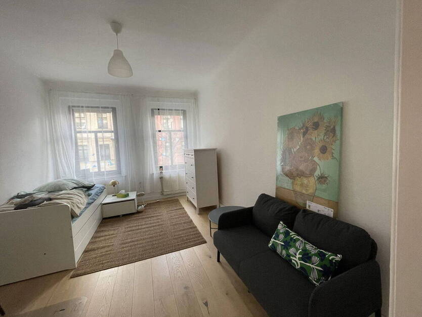 Möblierte 2-Zimmer-Wohnung mit gehobener Innenausstattung in zentraler Lage von Leipzig