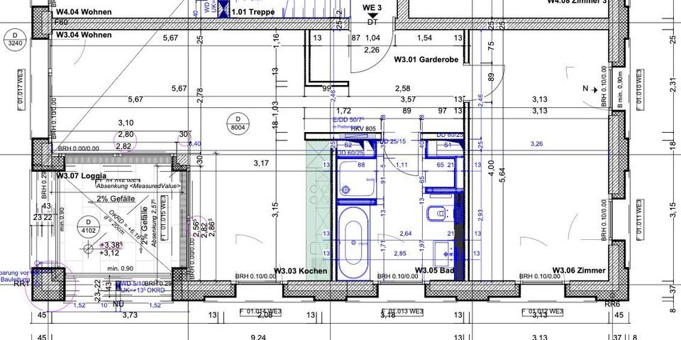 Neubau: 2-Zimmer-Wohnung mit Balkon in der Weststadt 2 zimmer