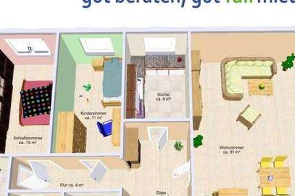 Wohnung zum Mieten in Quickborn 870 € 87 m²