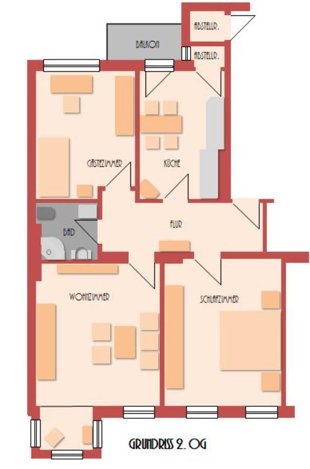 Schöne AltbauWohnung mit Flair mitten in der Südstadt