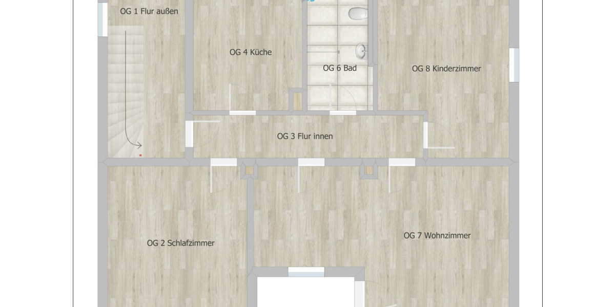 Etagenwohnung Neustadt (Hessen) - 3 Zimmer, 88 m&sup2;, 1.200&euro; | Angebot:24826832