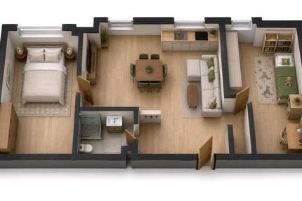 Wohnung Schönebeck (Elbe) - 3 Zimmer, 60 m&sup2;, 500&euro; | Angebot:26552132