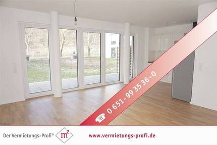 Moderne Erdgeschoßwohnung mit Einbauküche und Terrasse direkt an der Mosel!!