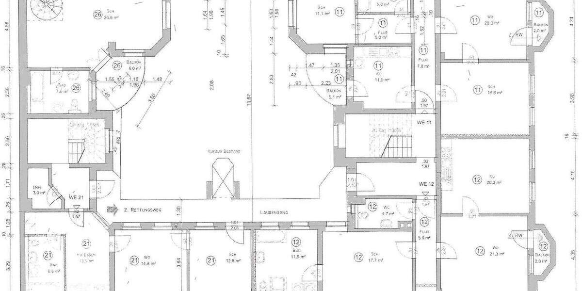 Wohnen im grünen helle schöne 2-R.-Wohnung ca.70m2 im 1.OG zu vermieten . 2 zimmer