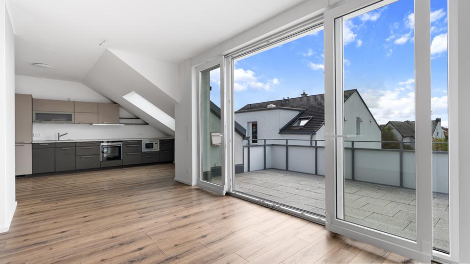 Dachgeschoßwohnung Kösching - 3 Zimmer, 99 m&sup2;, 1.300&euro; | Angebot:24952479